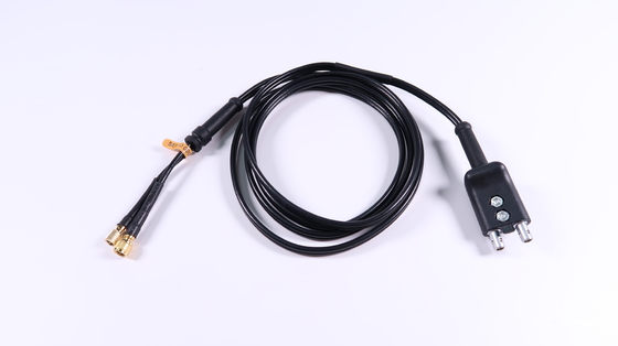 Tmteck Compatible Ge Kba-531 Ultrasonic Cable Compatible With Style Lemo 00 Plug-One Microdot And One Large Microdo