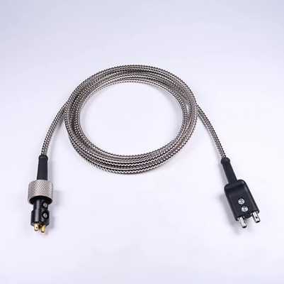 Dual Armored Cable GE C123 High Temperature Probe Cable For DA590 Ultrasonic Transducer/Probe