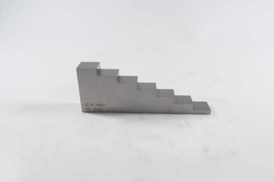 7 Step Ultrasonic Calibration Block 1018 Steel Test Block With Certificate And Suitcase 5-12.5-20-27.5-35-42.5-50mm