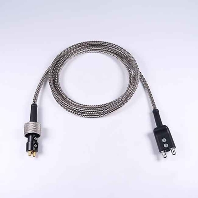 Compatible With Krautkramer Ultrasonic Thickness Cable Dual Mini-Lemo To Lemo-00 Double Plug 4.9 Ft