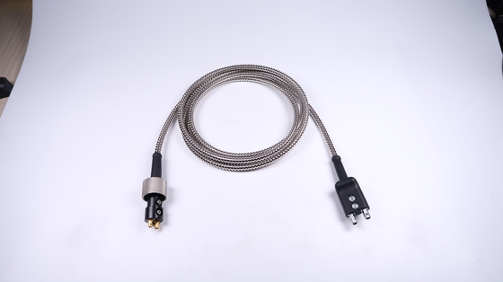 Compatible With Krautkramer Ultrasonic Thickness Cable Dual Mini-Lemo To Lemo-00 Double Plug 4.9 Ft