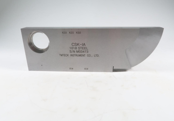 NDT CSK-IA Calibration Test Block 1018 Steel, Stainless Steel , Alaminum With Our Certificate