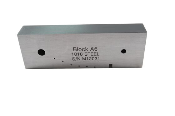 NDT A6 CALIBRATION BLOCK Test Block According Standard BS 2704:1978