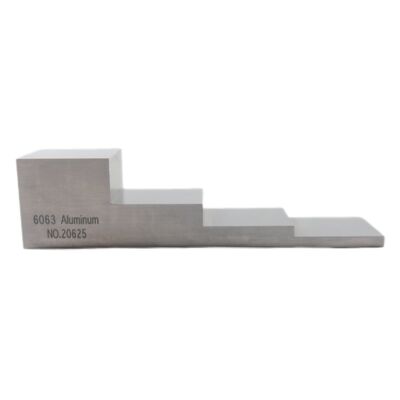 6063 Aluminum 4 Step Calibration Block with 2.5-5-10-20mm Thickness for Ultrasonic Testing