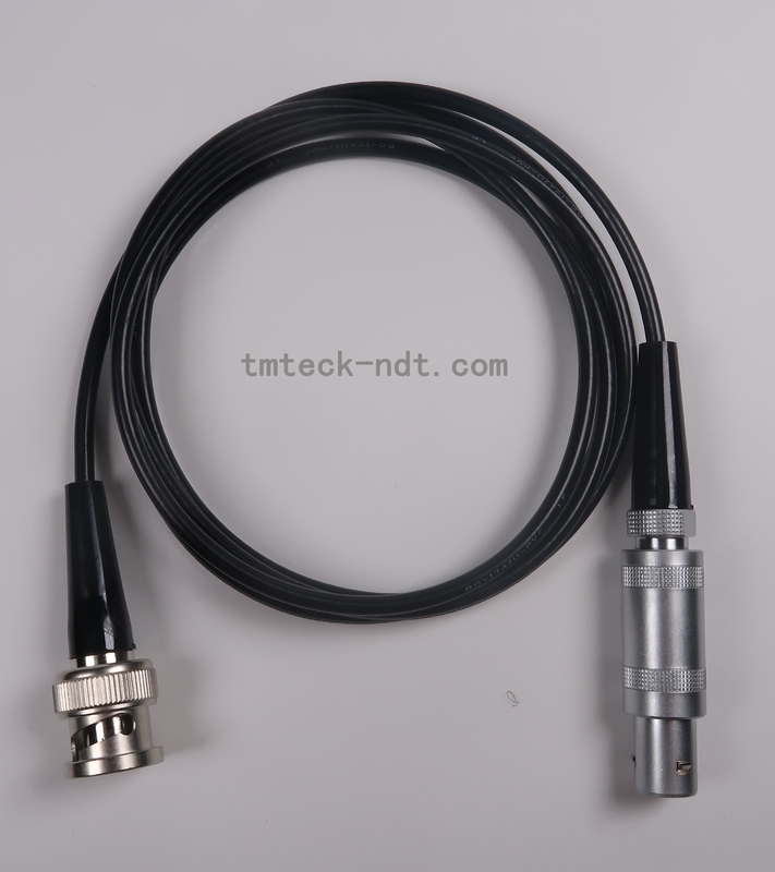 Single Ultrasonic Flaw Detector Cable Compatible With Style LEMO1-BNC Krautkramer Cable