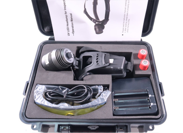 1.2 Footcandles Magnetic Particle Testing Headlight With 1 UV LED Light Source TMUV-40T