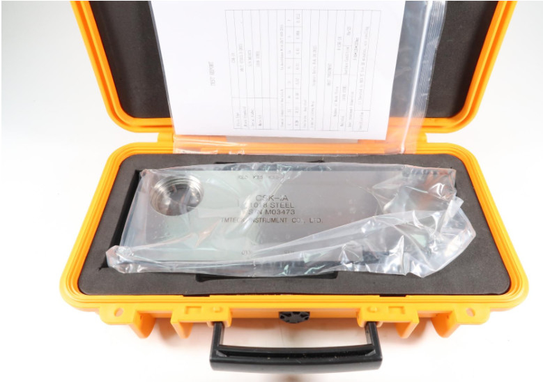 NDT CSK-IA Calibration Test Block 1018 Steel, Stainless Steel , Alaminum With Our Certificate
