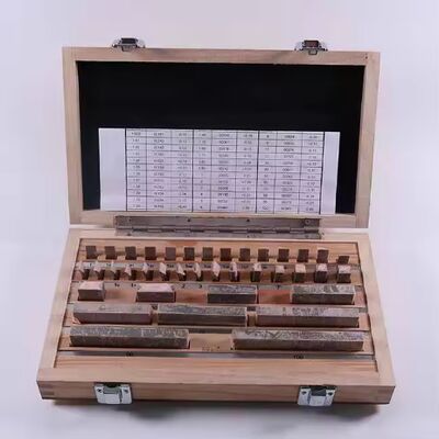 طقم بلوكات قياس معتمدة 38 قطعة درجة 0 بلوكات انزلاقية 1-100 مم من صنع Tmteck