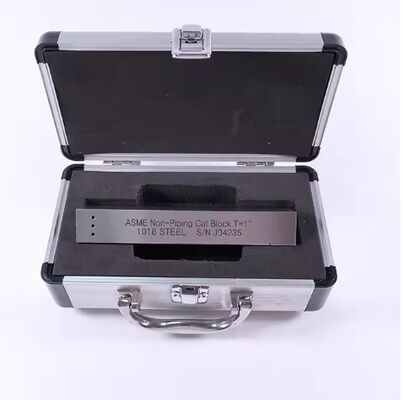 ASME غير أنابيب الكال كتلة T=1 بوصة ASME نوع 1018 قطعة معايرة الصلب لموجة القطع UT (1 بوصة سمك)