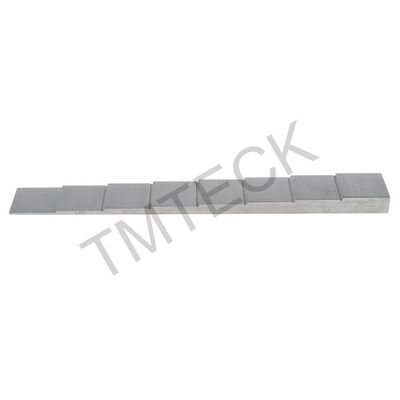 7075 الألومنيوم الفولاذ 8 خطوة عدادات الكتل مع 1-2-3-4-5-6-7-8mm سمك للاختبار بالموجات فوق الصوتية